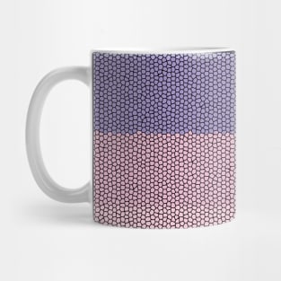 Painted Glass Lines Pastel Colors Purple Pink Mug